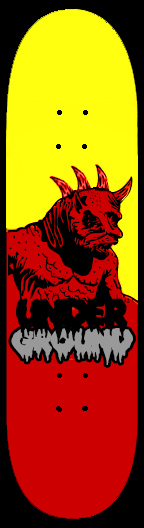 MONSTER DECK - YELLOW/RED